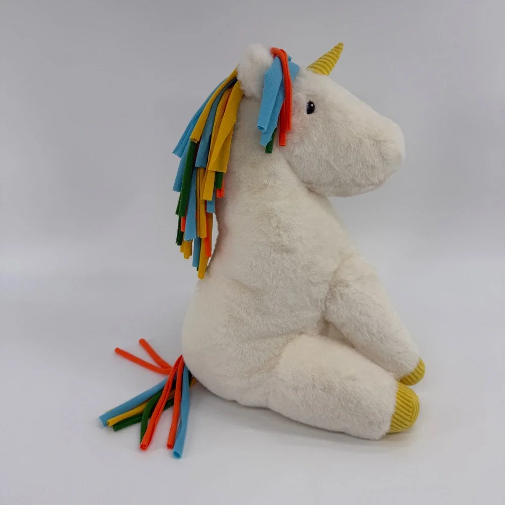 Gigglescape Rainbow Unicorn Plush White Stuffed Animal 14 inch 2024 Target Toy